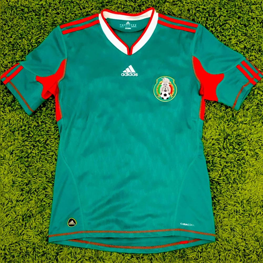 2010 Mexico Home Soccer Jersey (Authentic)